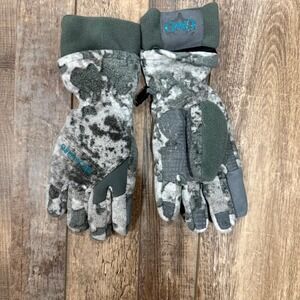 Girls with Guns GWG Womens Camo Fleece Hunting Gloves 3M Thinsulate Grey White